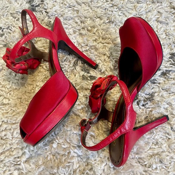 Coach Red Platforms - Picture 2 of 6